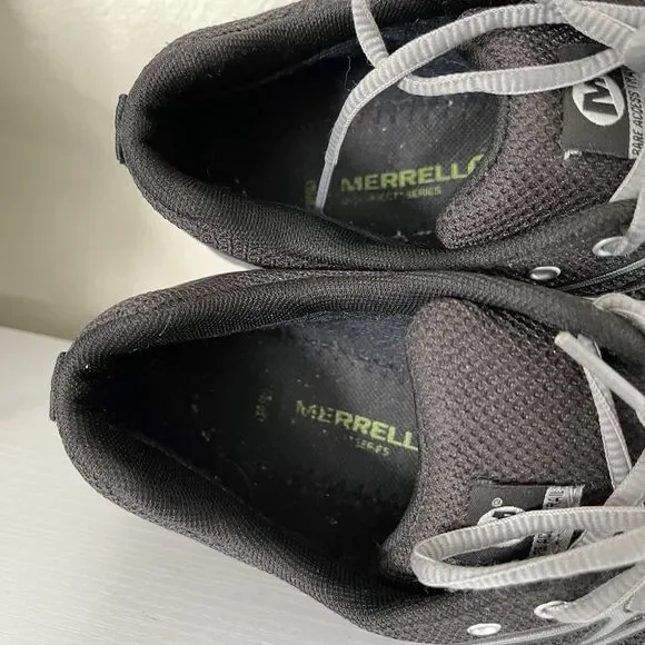 Merrell Bare Access GTX Womens Trail Running Hiking Shoes 10 Black Gray Silver - Picture 11 of 16